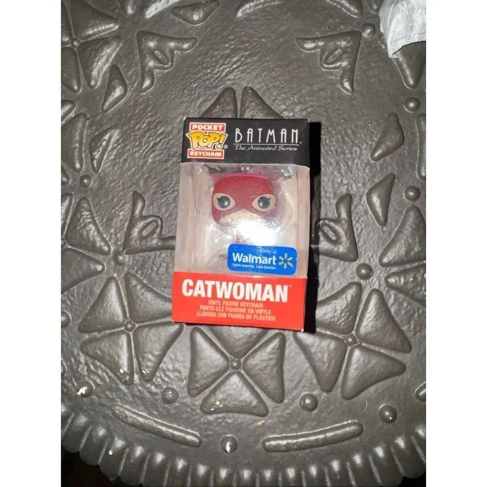 Catwoman heart valentines funco pop keychains nib mini bag charm decor backpack